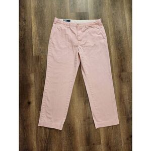 Polo Ralph Lauren chino pants pink Men's 34x28* Measured pockets Pony Logo